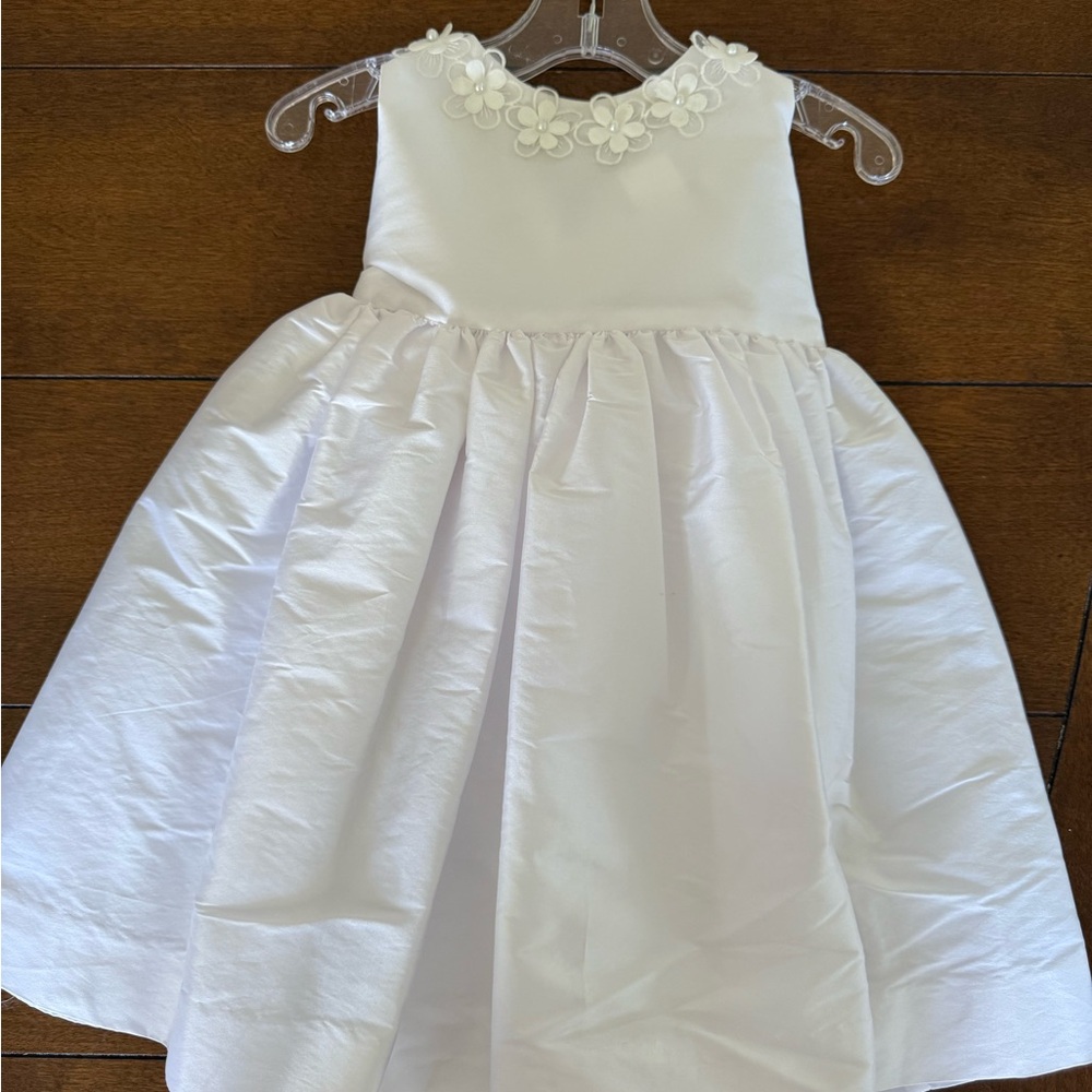 Elegant White Kids Dress